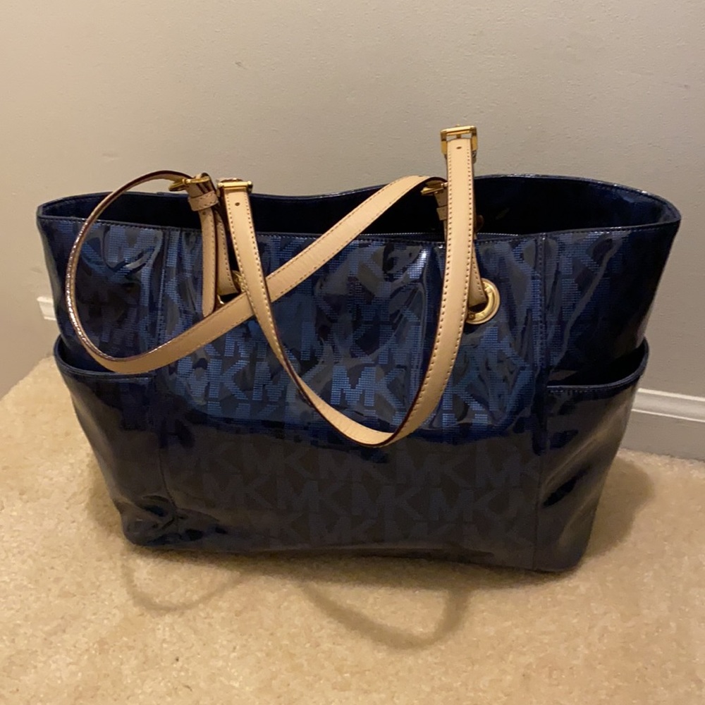 Michael Kors Blue Signature handbag - Picture 2 of 5
